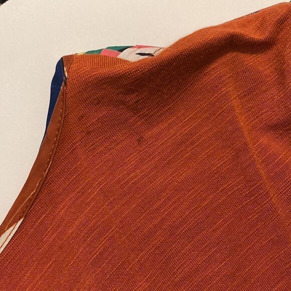 Anthropologie Dolan Left Coast Silk Short Sleeve Blouse - Picture 4 of 7